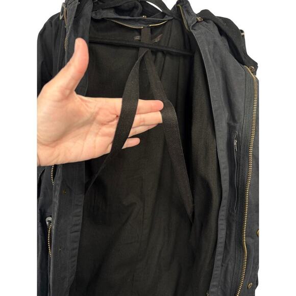 Nicholas K x Free People Byard Trench Coat with Waxed Cotton Size XS Like New - Picture 7 of 16